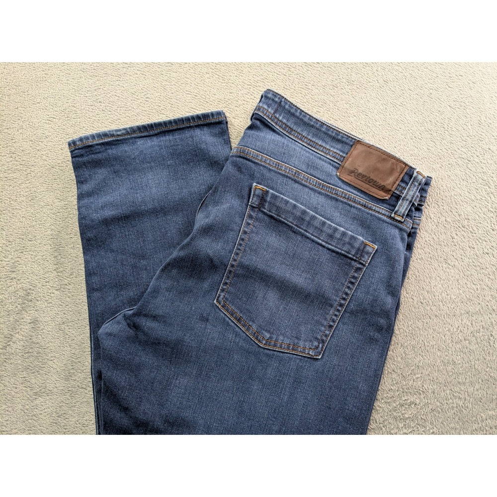 Revtown Automatic Decade Denim Jeans Mens 36x30 Medium Wash Blue Straight Leg